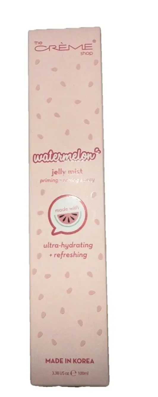 The Crème Shop Watermelon Jelly Mist Priming + Setting Spray 3.38 Fl Oz Sealed